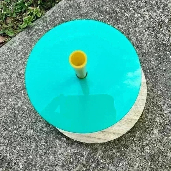 RARE New Starbucks Tumbler Hibiscus Stainless Venti 24 oz Mint Teal Cold Cup HTF - Picture 5 of 5